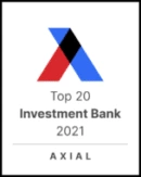 2021 Axial Top 20 Investment Banks Logo