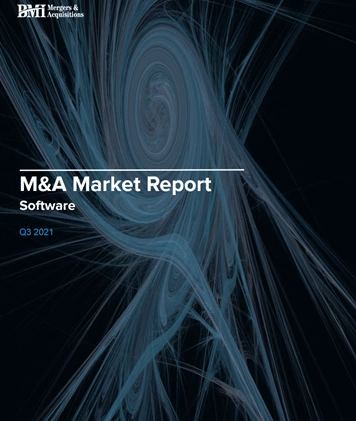 Software M&A Market Report Q3 2021 Cover Page